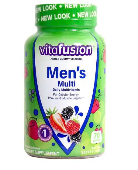 男士復合維生素包裝瓶設計欣賞(圖1)