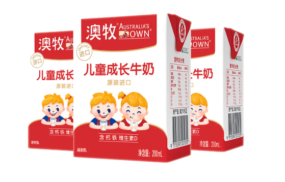 兒童成長牛奶包裝設計欣賞(圖1) 兒童成長牛奶包裝設計欣賞(圖1)