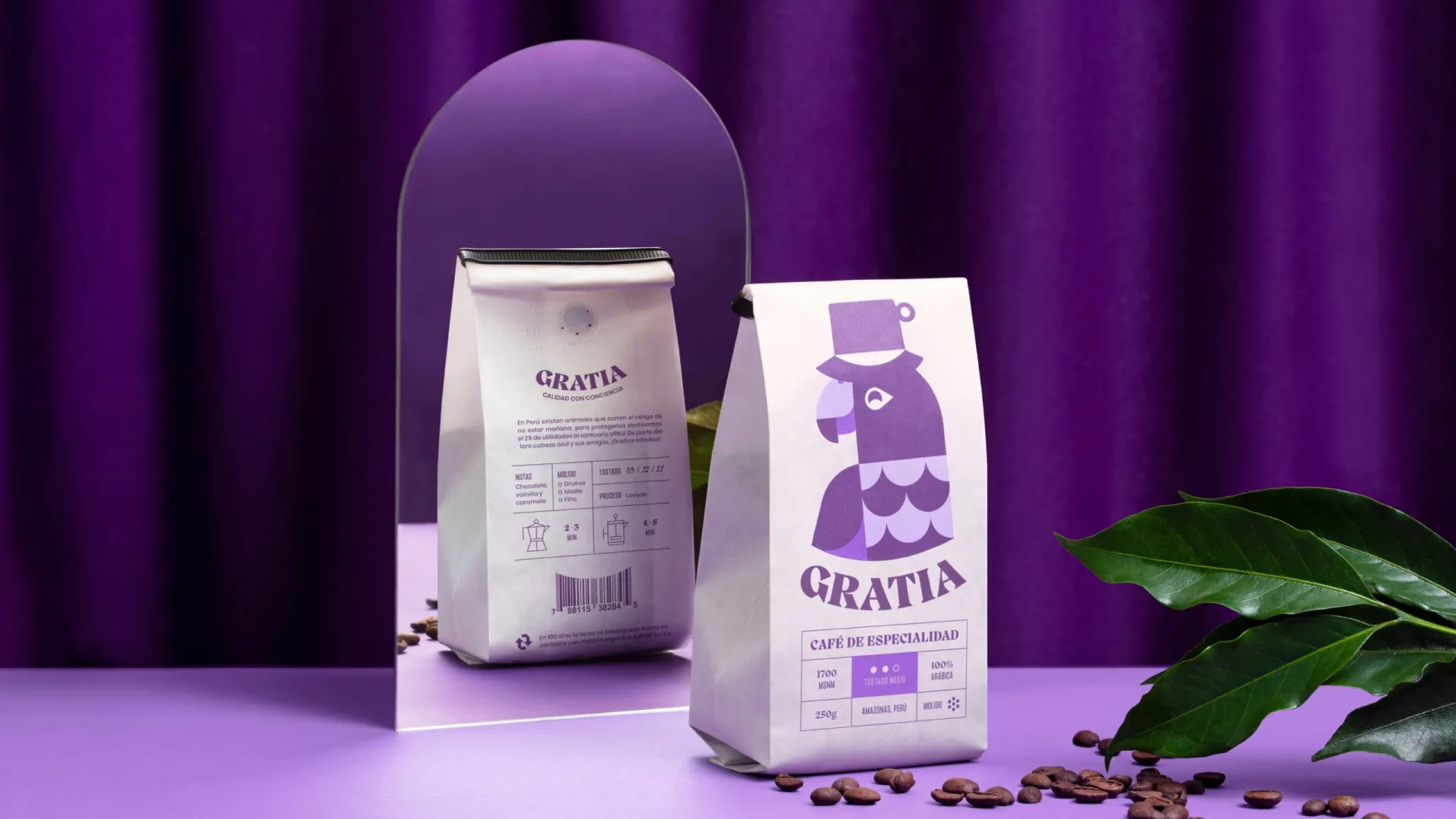 精美咖啡袋包裝設計欣賞(圖1)