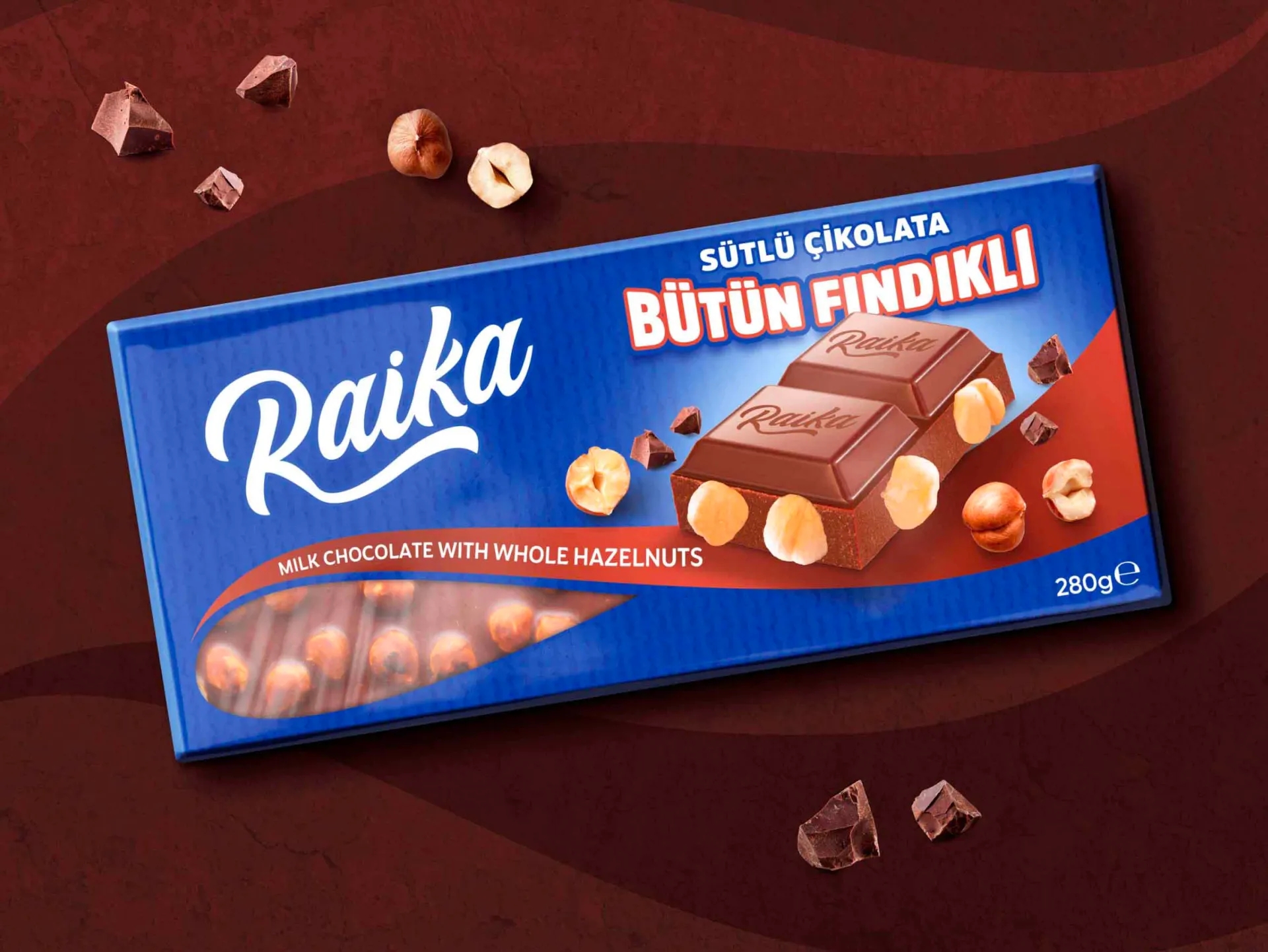 榛子牛奶巧克力包裝盒設計欣賞(圖1) 榛子牛奶巧克力包裝盒設計欣賞(圖1)