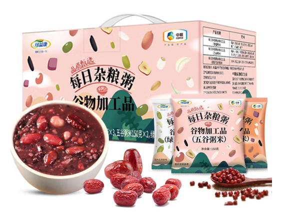 雜糧粥包裝盒設計作品欣賞(圖1) 雜糧粥包裝盒設計作品欣賞(圖1)