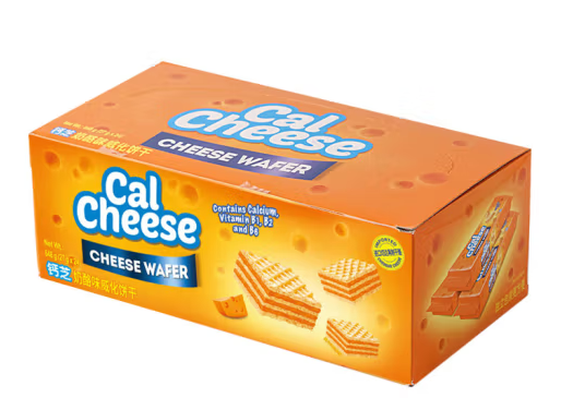 奶酪味威化餅干紙盒包裝設計作品欣賞(圖1)