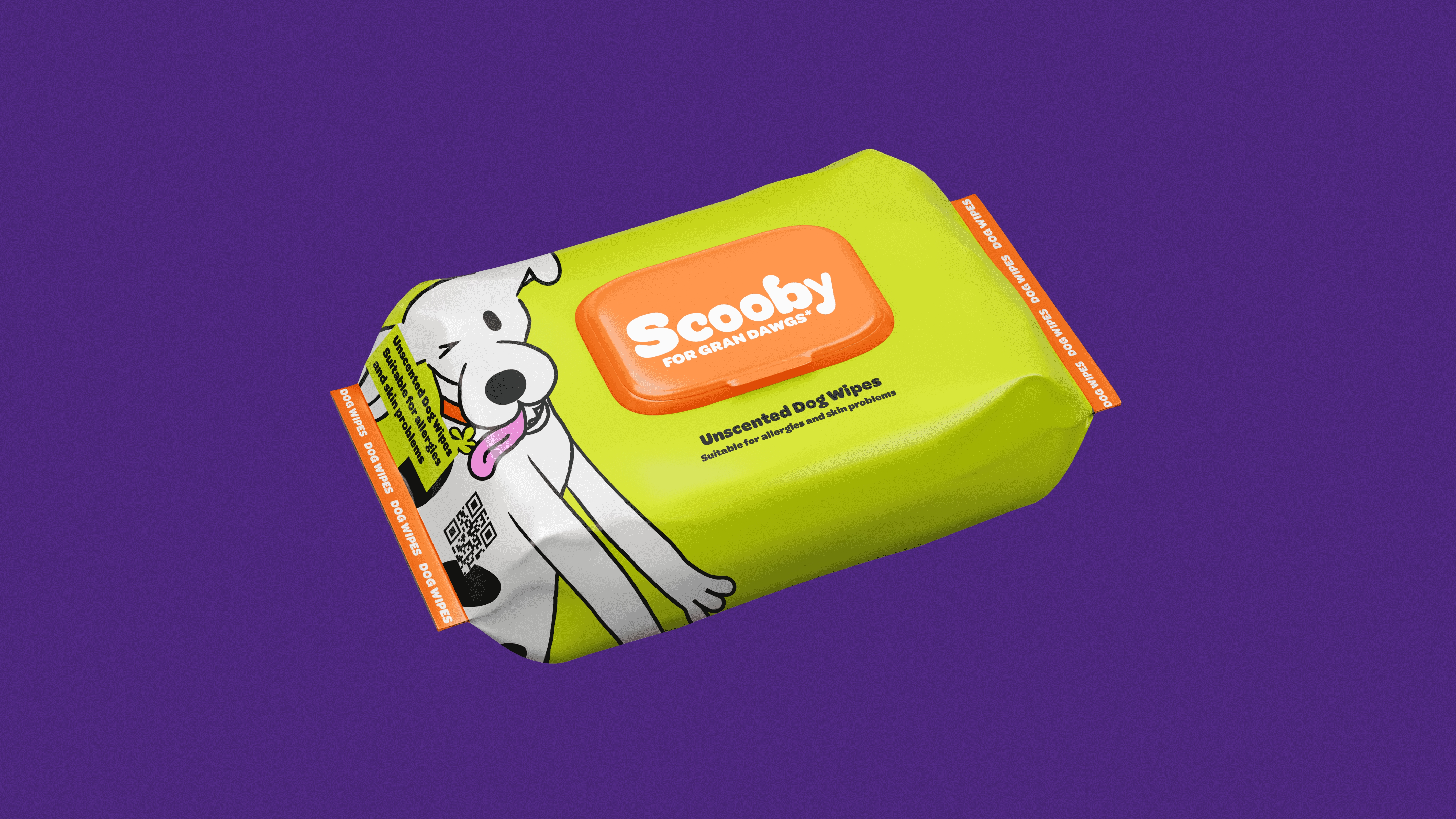 狗狗濕巾包裝設計作品欣賞(圖1)