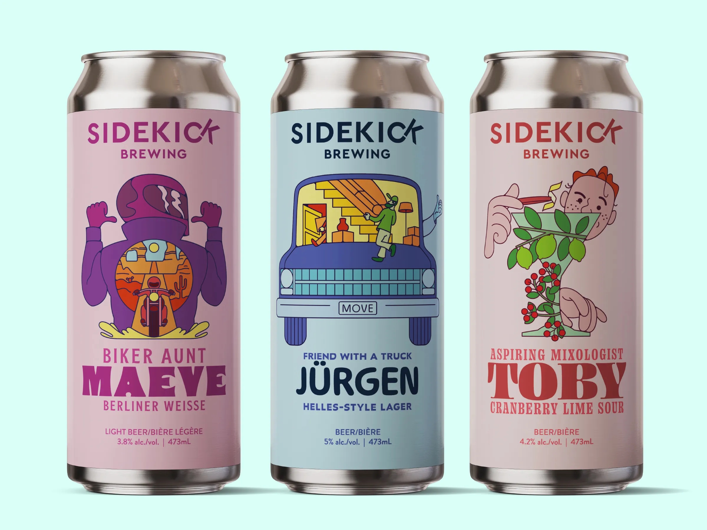 有趣的灌裝啤酒包裝設計欣賞(圖1)