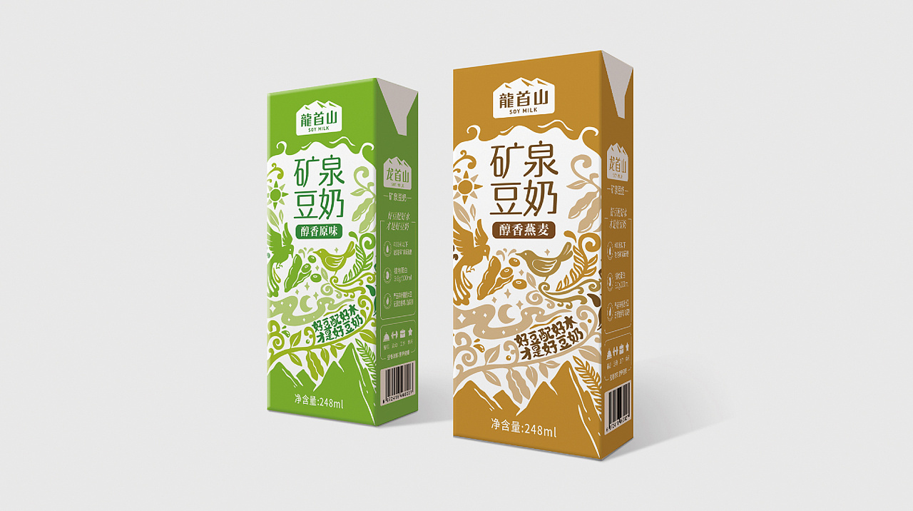豆奶外包裝如何設計有吸引力(圖1)