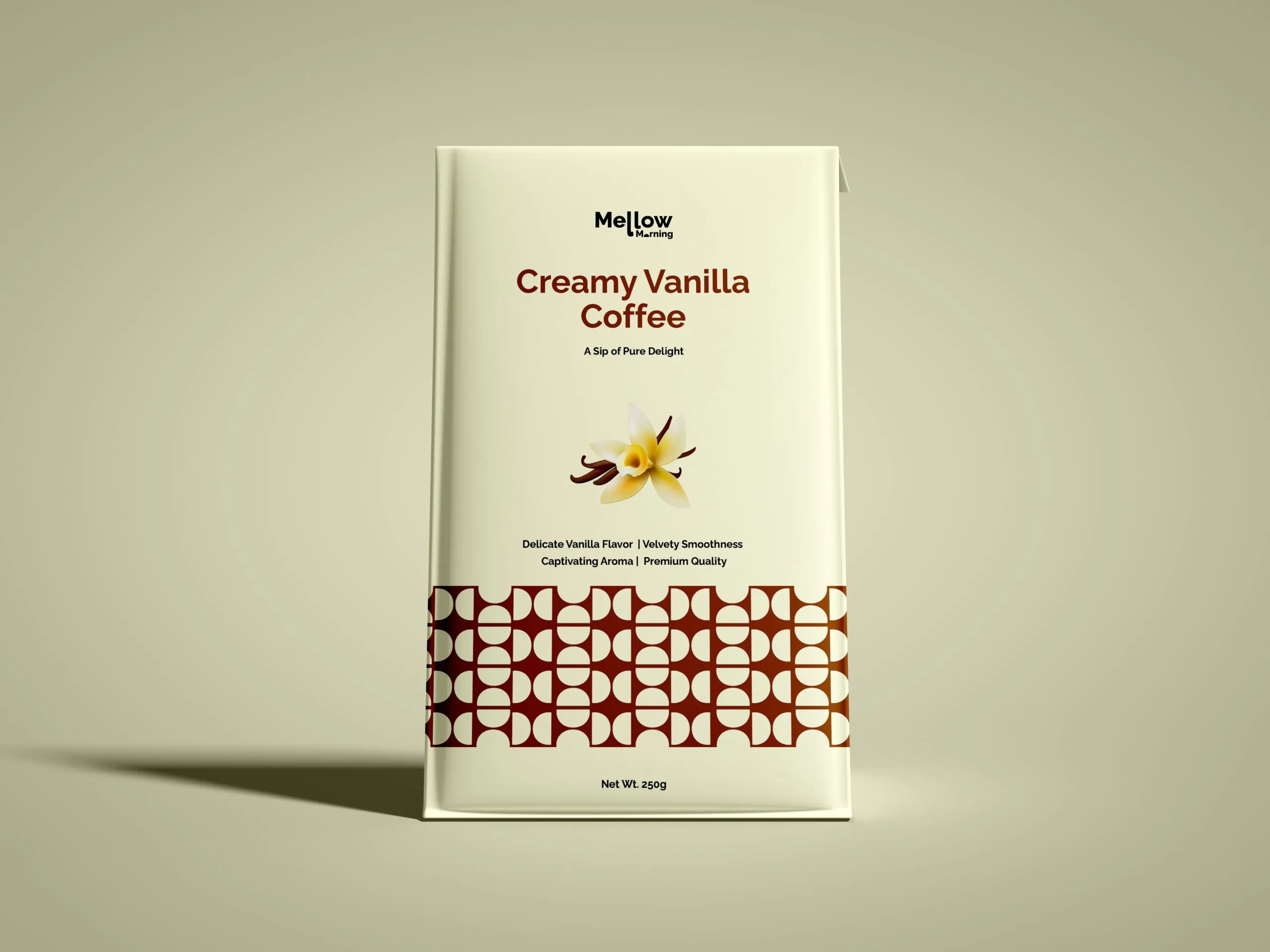 奶油香草咖啡的包裝設(shè)計(jì)怎么做好(圖1)