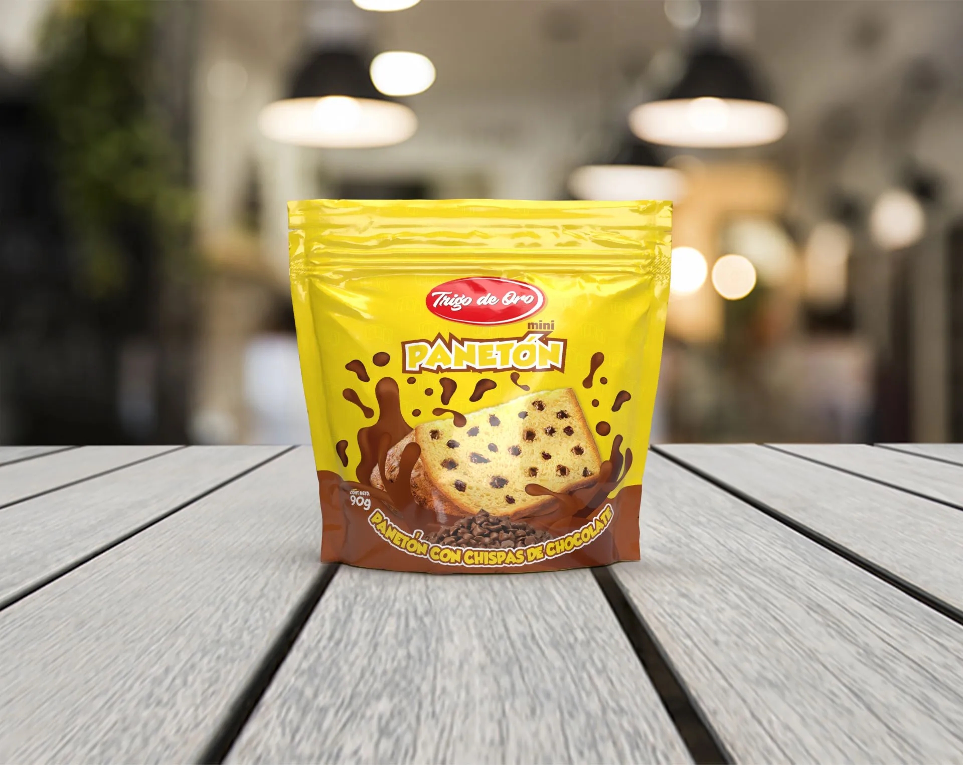 巧克力口味面包包裝袋設計欣賞(圖1) 巧克力口味面包包裝袋設計欣賞(圖1)