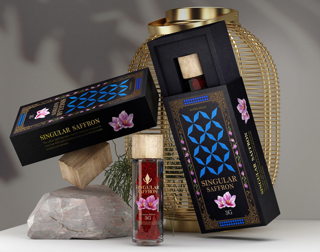 吸人眼球的藏紅花包裝盒設(shè)計(jì)欣賞(圖1)