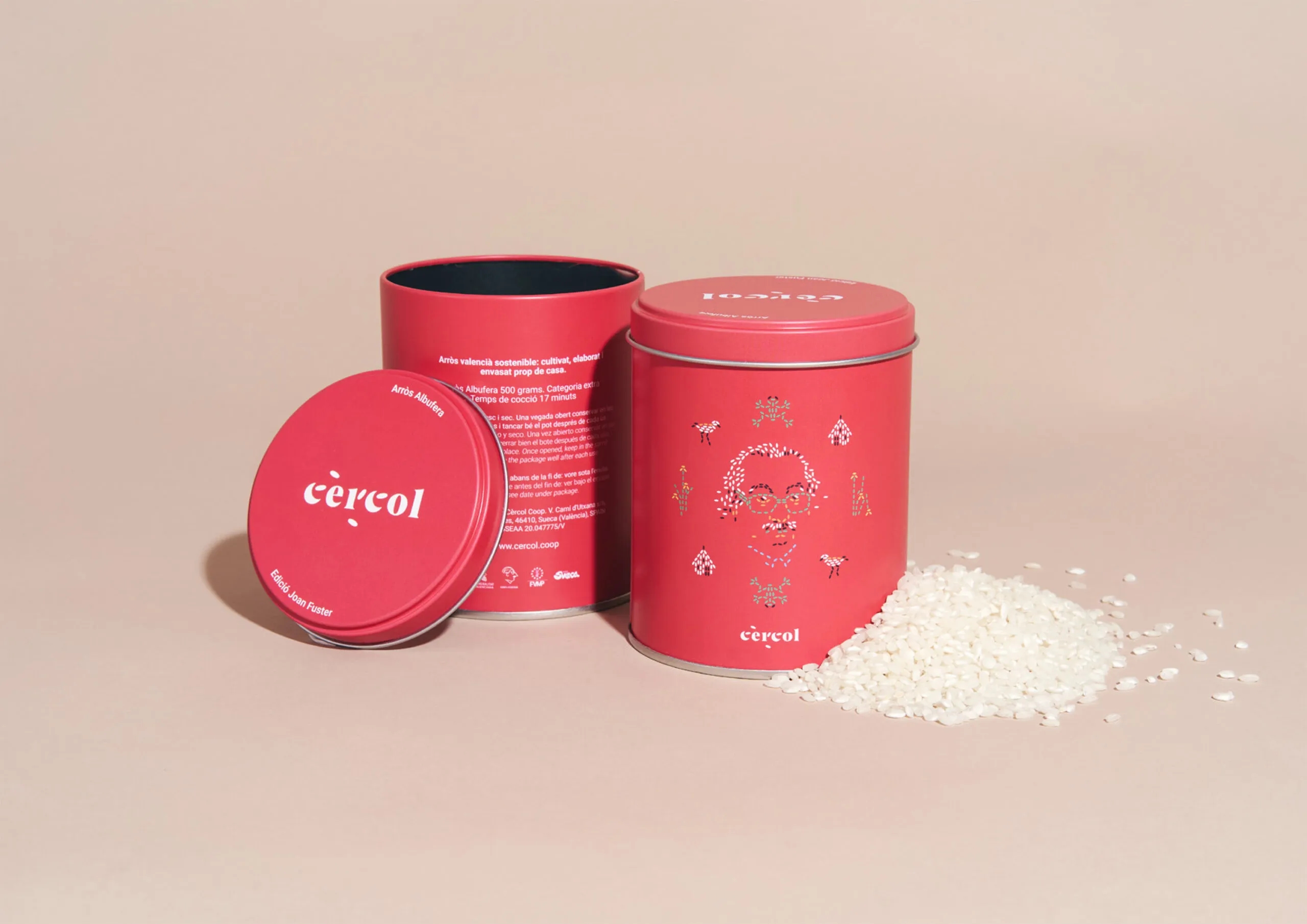 有格調的桶裝大米包裝如何設計(圖1)