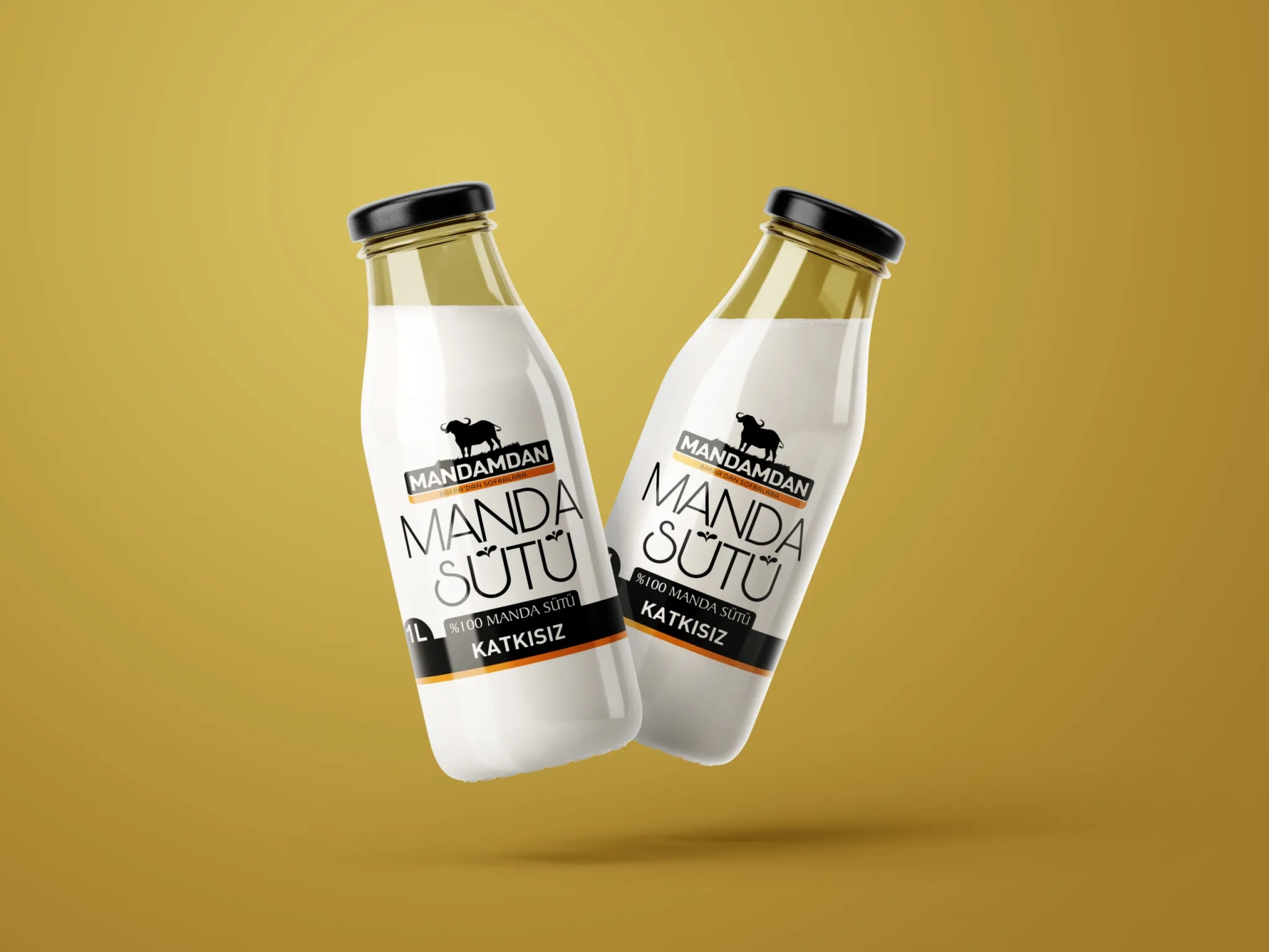 水牛奶包裝瓶設計作品欣賞(圖1)