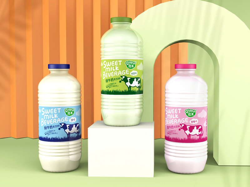 甜牛奶飲料外包裝設(shè)計欣賞(圖1) 甜牛奶飲料外包裝設(shè)計欣賞(圖1)