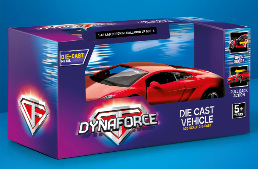 玩具車紙盒包裝設計欣賞(圖1)