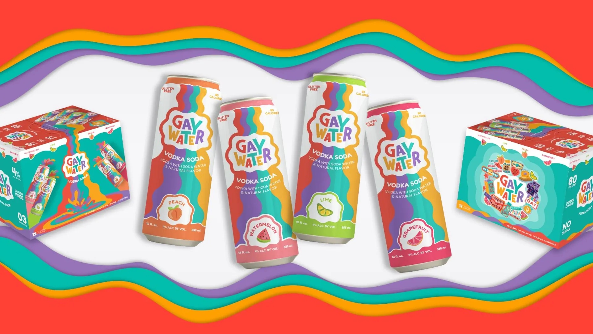 明亮色彩的灌裝伏特加蘇打水包裝設計欣賞(圖1) 明亮色彩的灌裝伏特加蘇打水包裝設計欣賞(圖1)