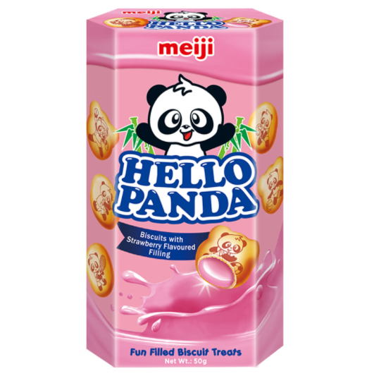 草莓夾心兒童餅干包裝盒設計欣賞(圖1)