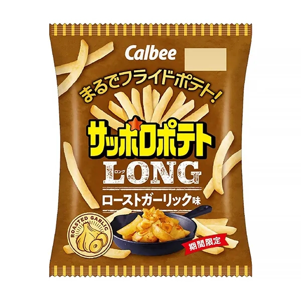 烤大蒜味薯條包裝袋設(shè)計怎么做好(圖1) 烤大蒜味薯條包裝袋設(shè)計怎么做好(圖1)