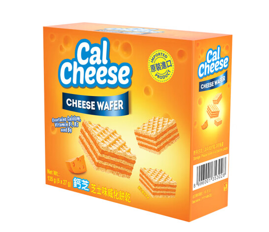 兒童零食芝士威化餅紙盒包裝設(shè)計欣賞(圖1)