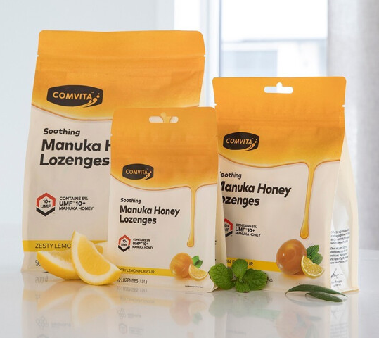 檸檬味蜂膠糖包裝袋設(shè)計(jì)怎么做好(圖1)