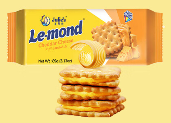 芝士夾心餅干包裝設計作品欣賞(圖1)