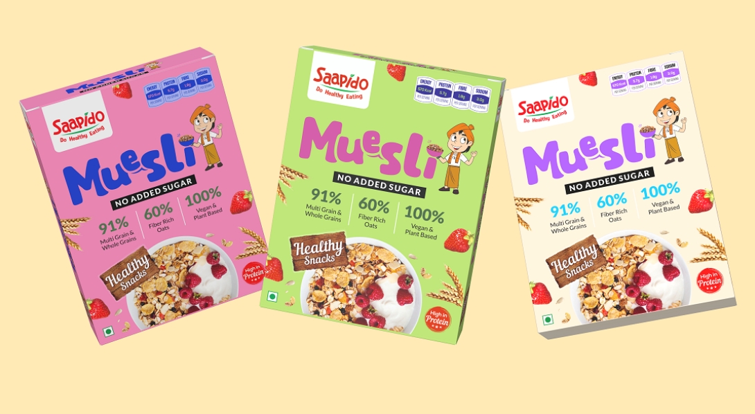 混合麥片紙盒包裝設(shè)計(jì):兼顧吸引力和品牌形象(圖1) 混合麥片紙盒包裝設(shè)計(jì):兼顧吸引力和品牌形象(圖1)