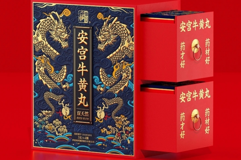 安宮牛黃丸禮品包裝設計