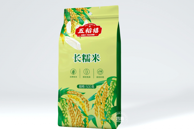 五稻禧雜糧包裝設計