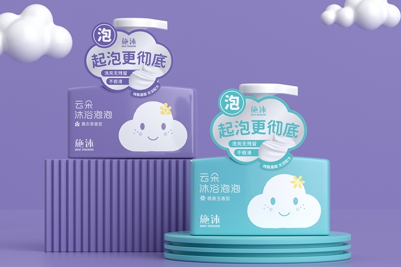施沐云朵沐浴泡泡