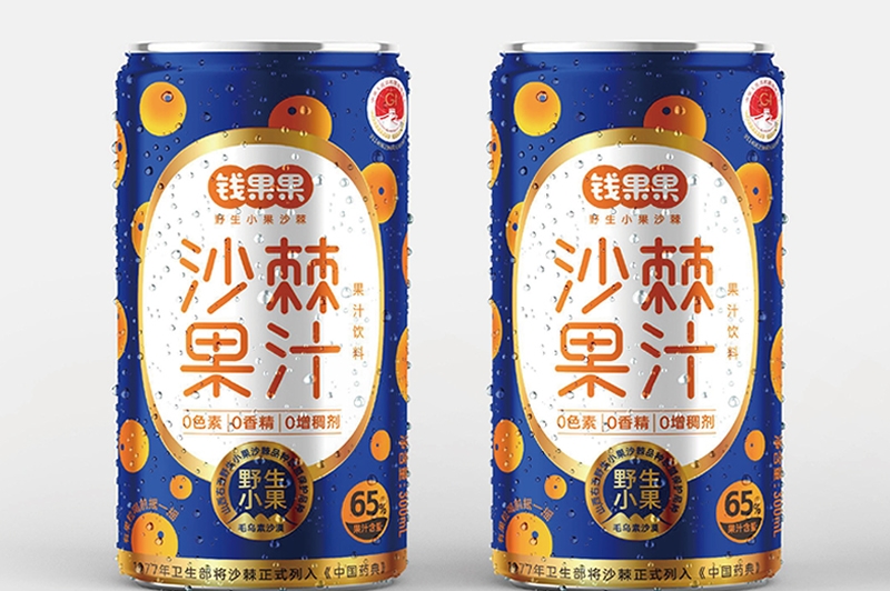 錢果果野生小果沙棘品牌包裝策劃設計