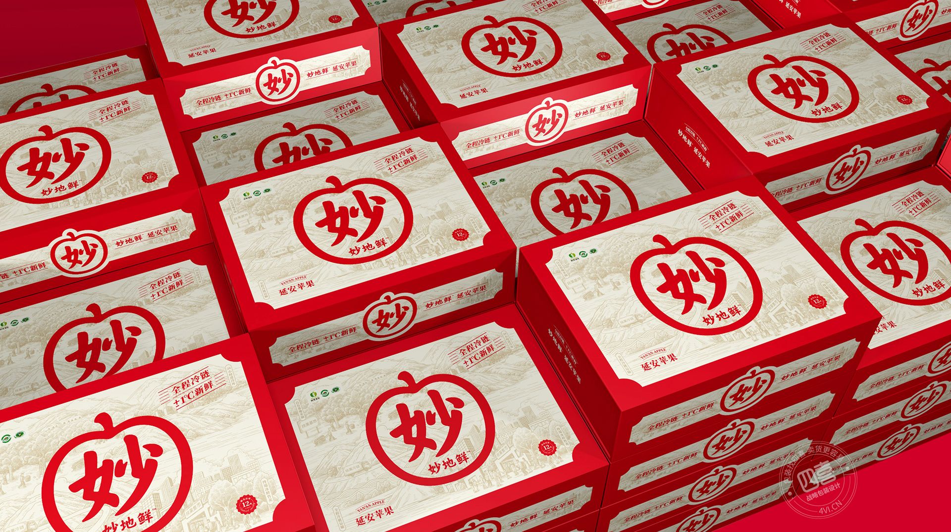 陜果妙地鮮高端蘋果品牌全案設計(圖12) 陜果妙地鮮高端蘋果品牌全案設計(圖12)