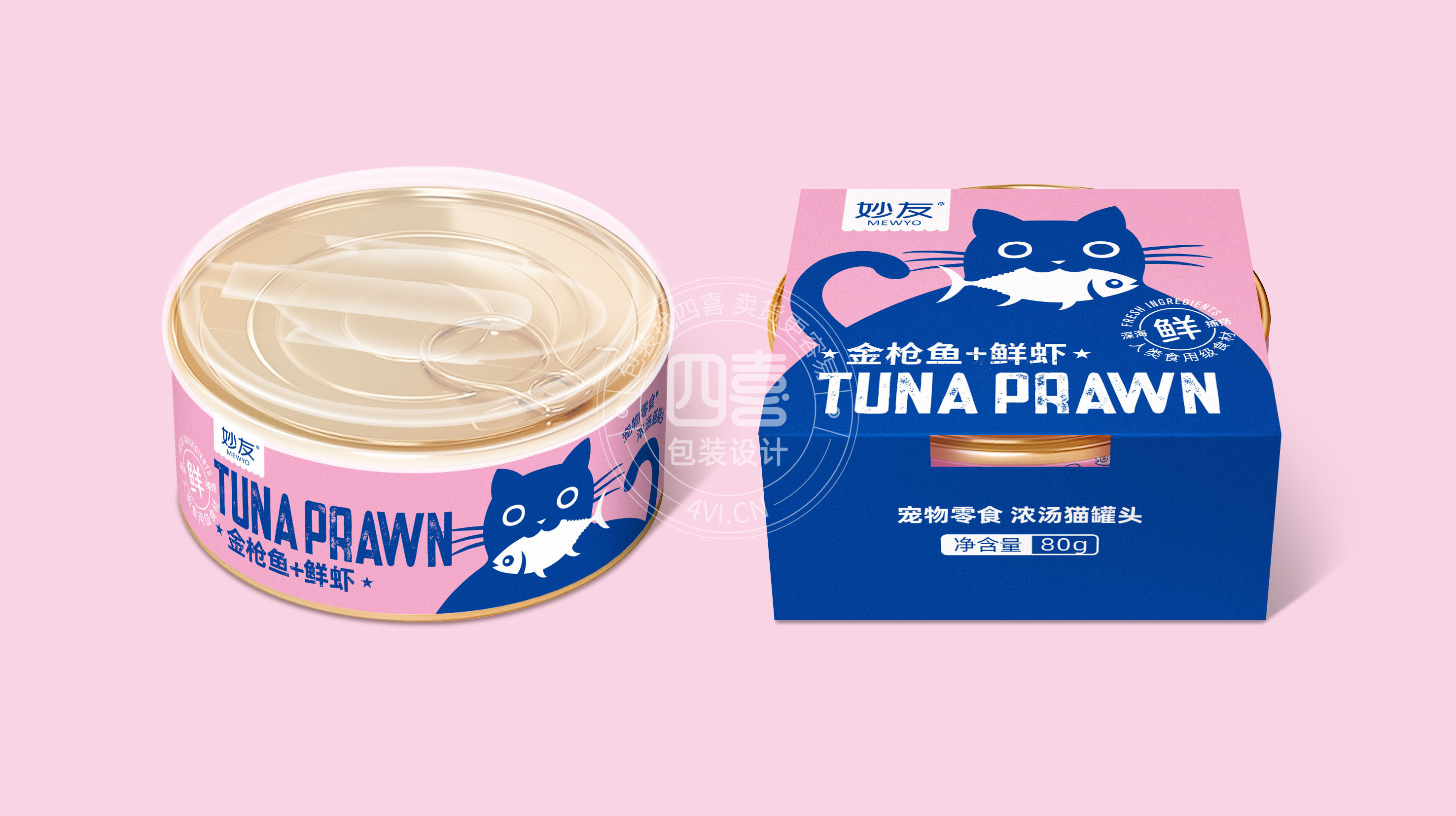妙友貓罐頭食品包裝設計(圖6) 妙友貓罐頭食品包裝設計(圖6)