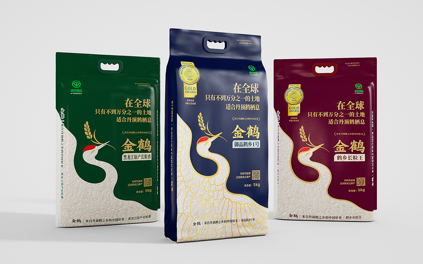 金鶴東北大米包裝全案設計(圖7) 金鶴東北大米包裝全案設計(圖7)