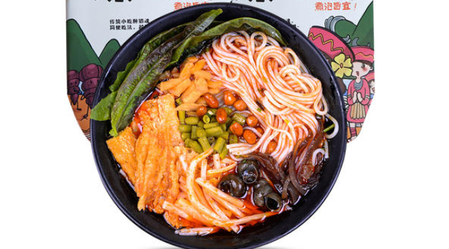 田小花螺螄粉品牌logo與食品包裝設計欣賞(圖3)