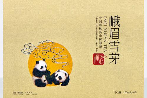 峨眉雪芽品牌logo與食品包裝設計欣賞(圖2)