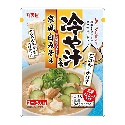 包裝創意設計欣賞限時涼汁的素京風白味噌味丸美屋食品工業(圖1)