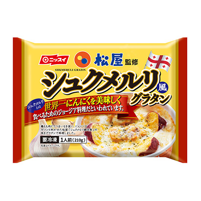 包裝設計公司推薦冷凍松屋監修舒克梅里風奶汁烤菜日本水產包裝設計欣賞(圖1)