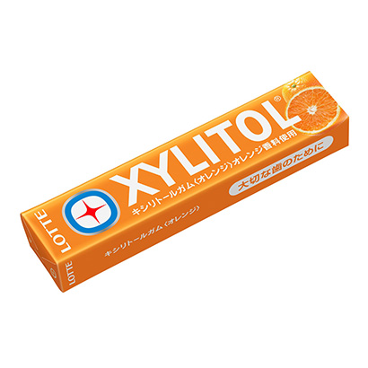 包裝設計公司推薦木糖醇口香糖橙子樂天包裝設計欣賞(圖1)