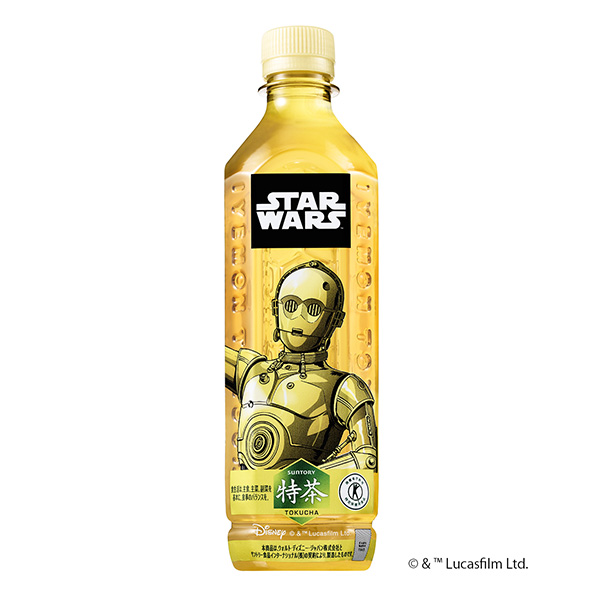 食品包裝設計欣賞三得利綠茶伊右衛門特茶特定保健用食品星球大戰包裝設計欣賞(圖1)