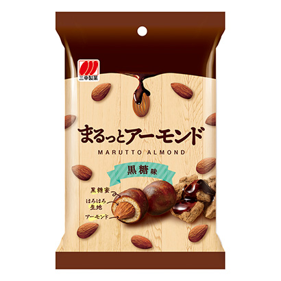 包裝設計公司推薦整整杏仁黑糖味三幸制果包裝設計欣賞(圖1)