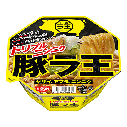 包裝設(shè)計(jì)公司推薦日清三大蒜豬豬王、、大蒜日清食品包裝設(shè)計(jì)欣賞(圖1)