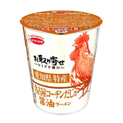 包裝設計公司推薦訂購愛知縣特產名古屋玉米湯汁使用醬油拉面王牌廚師面類包裝設計(圖1)