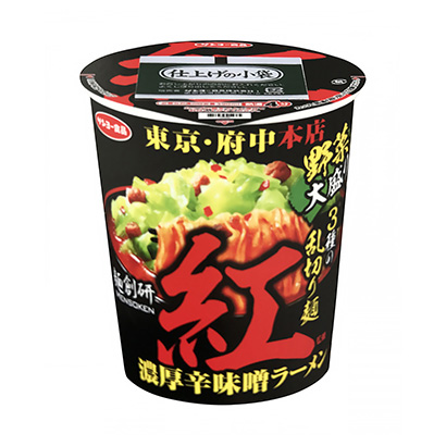 包裝設計公司推薦面創研紅監修濃厚辛味噌拉面太陽食品面類包裝設計(圖1)