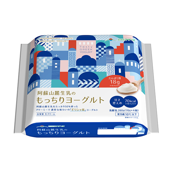 包裝設計公司推薦阿蘇山麓鮮奶濃酸奶包裝設計欣賞(圖1)