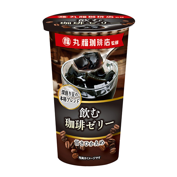 包裝設計公司推薦丸福咖啡店監(jiān)修喝的咖啡果凍包裝設計欣賞(圖1)