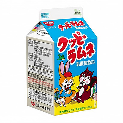 包裝設計公司推薦庫比拉姆內乳酸菌飲料日清約克乳相關飲料包裝設計(圖1)