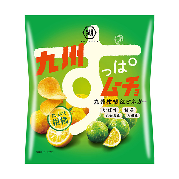 包裝設計公司推薦九州清爽九州柑橘湖池屋(圖1)