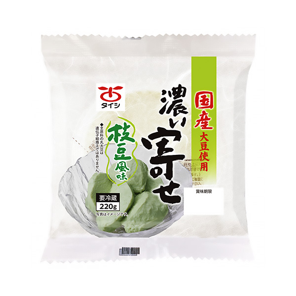 國產濃稠豆腐毛豆風味包裝設計欣賞(圖1)