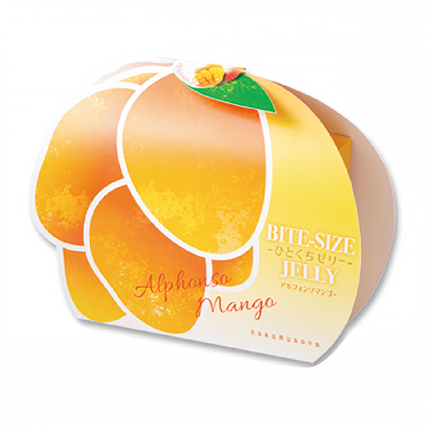 一口果凍阿方索芒果包裝設計欣賞(圖1)