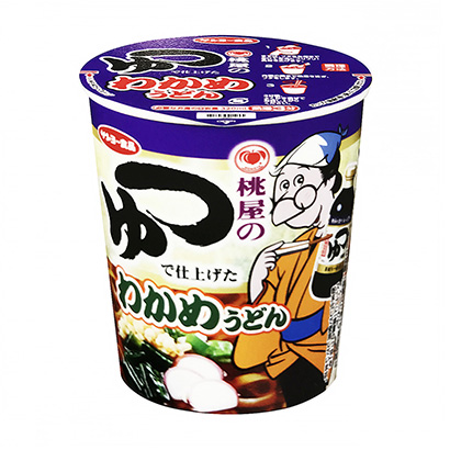 用桃屋的湯汁做的裙帶菜烏冬面太陽魚面類包裝設計(圖1) 用桃屋的湯汁做的裙帶菜烏冬面太陽魚面類包裝設計(圖1)