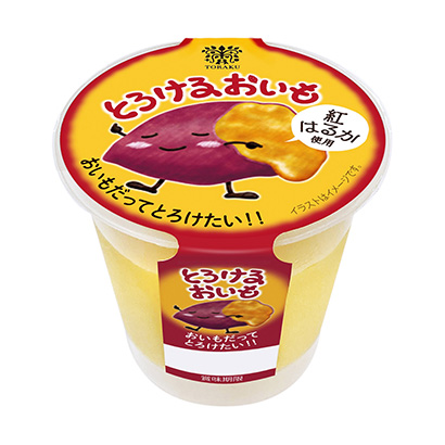 融化的桃子特拉克甜點酸奶包裝設計(圖1)