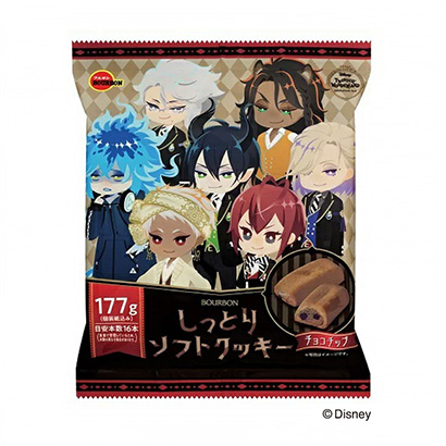 濕潤軟餅干巧克力片迪斯尼扭曲仙境波旁點心包裝設計(圖1)