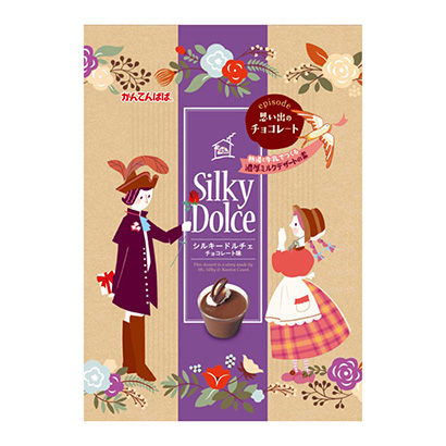 巧克力味伊那食品工業甜點酸奶包裝設計(圖1)